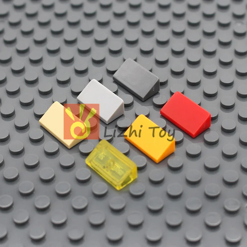 

MOC Bricks 85984 Slope 30 1 x 2 x 2/3 DIY Enlighten Block Bricks Compatible with Assembles Particles