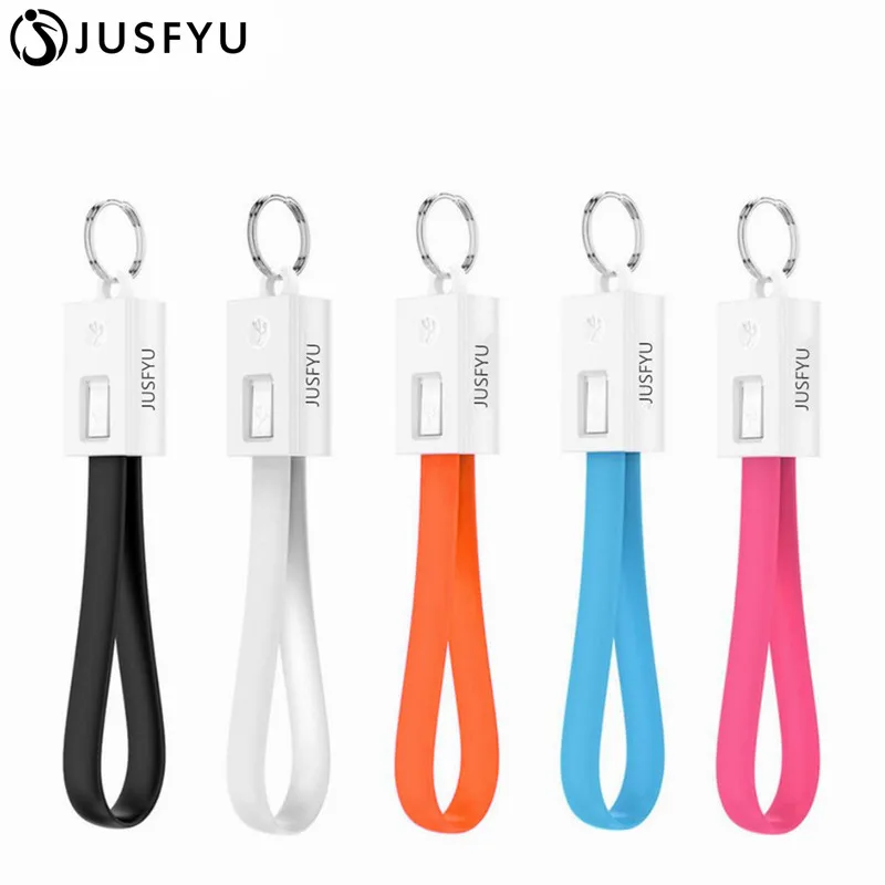 

Newest Keychain 8 pin Portable Key Sync Data Charger USB Cable For iPhone 8 8Plus 6 6s plus 5 5s iPad Type C Mobile Phone Cables