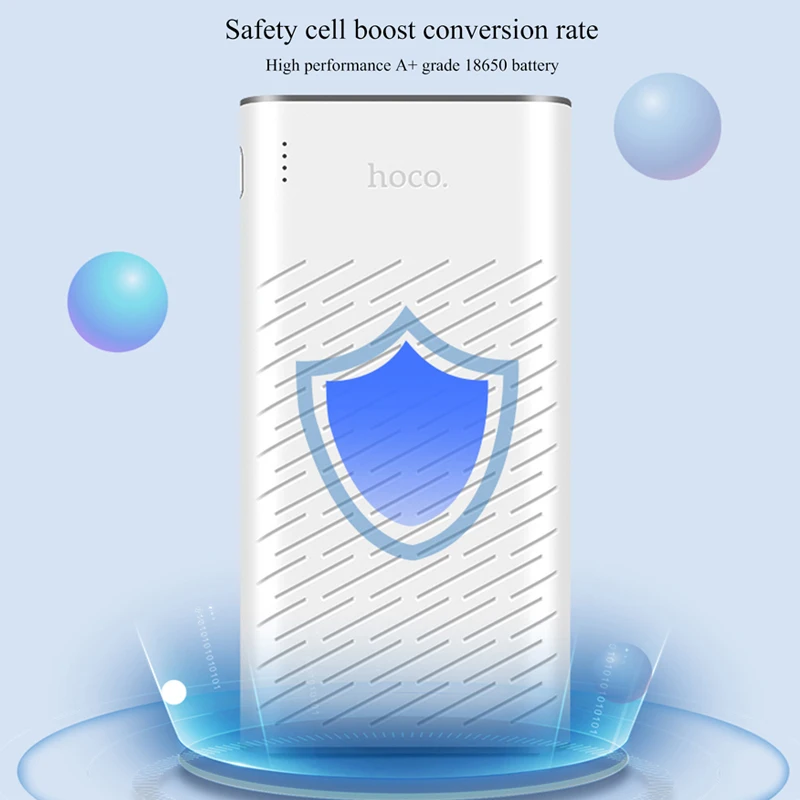 HOCO Power Bank 20000mAh Universal Powerbank Portable External Battery Charger For iPhone X XS XR 8 Xiaomi 8 Dual USB Pover Bank