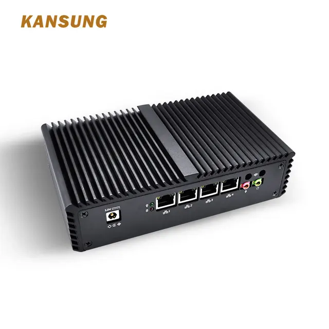 Best Offers Micro Server Linux Fanless I7 Mini PC Barebone Windows 10 I7-5500U 4 Lan Box Computer PFsense Firewall Router Best Offers Micro Server Linux Fanless I7 Mini PC Barebone Windows 10 I7-5500U 4 Lan Box Computer PFsense Firewall Router