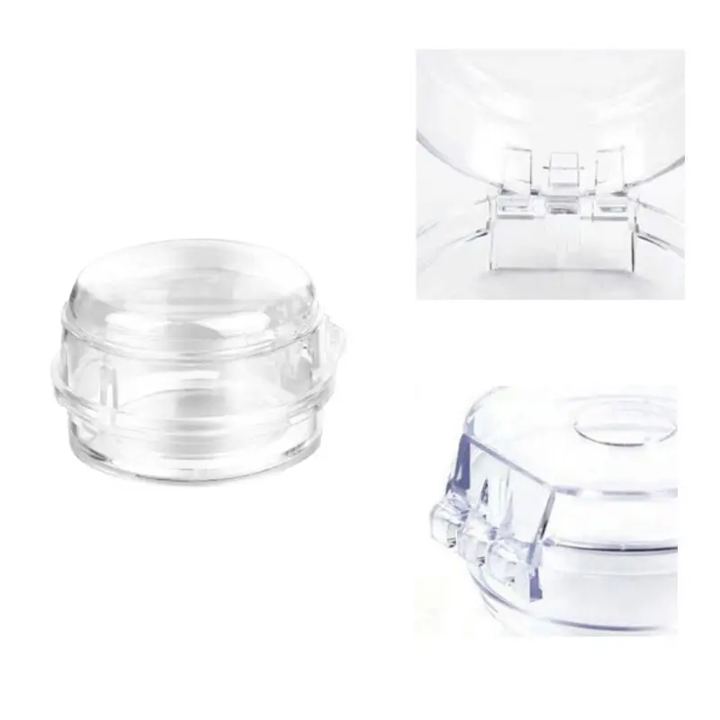 

Kids Baby Gas Stove Switch Cover Locks Child Proof Oven Cooker Knob Transparent Sleeve Children Safety Care Kitchen Accessory