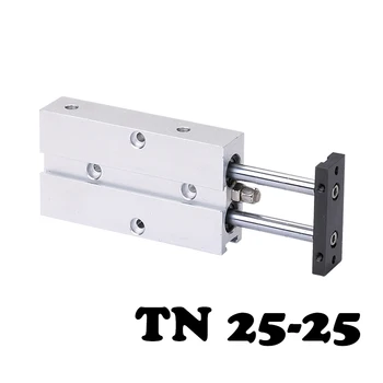 

Free shipping TN25-25 Two-axis double bar cylinder cylinder Aluminum Alloy 25mm Bore 25mm Stroke Two Rod Pneumatic Air Cylinder