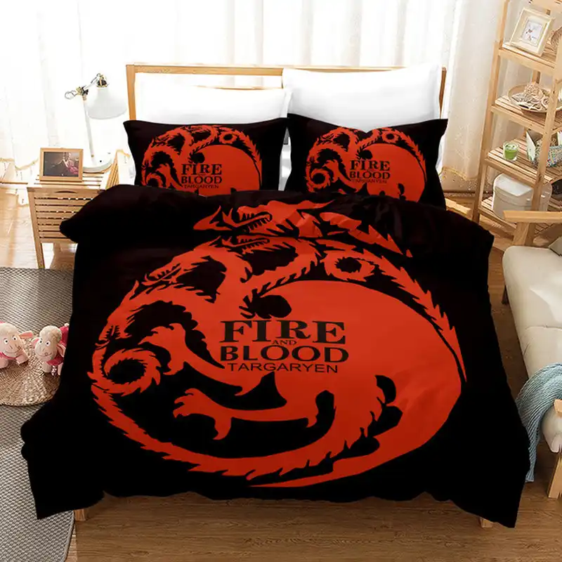 Game Of Thrones Cosplay Bedding Sets 3d Printing Wolf Duvet Cover