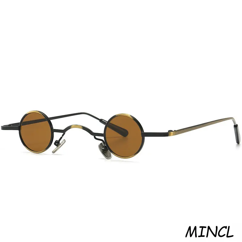 Женские и мужские солнцезащитные очки MINCL/маленькие овальные брендовые