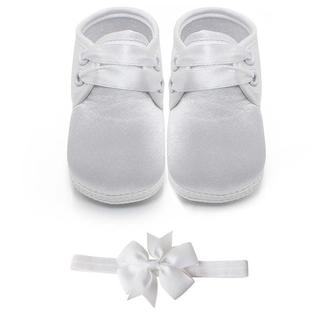 Delebao Lace up Baby Boy Christening & Baptism Shoes Infant Toddler