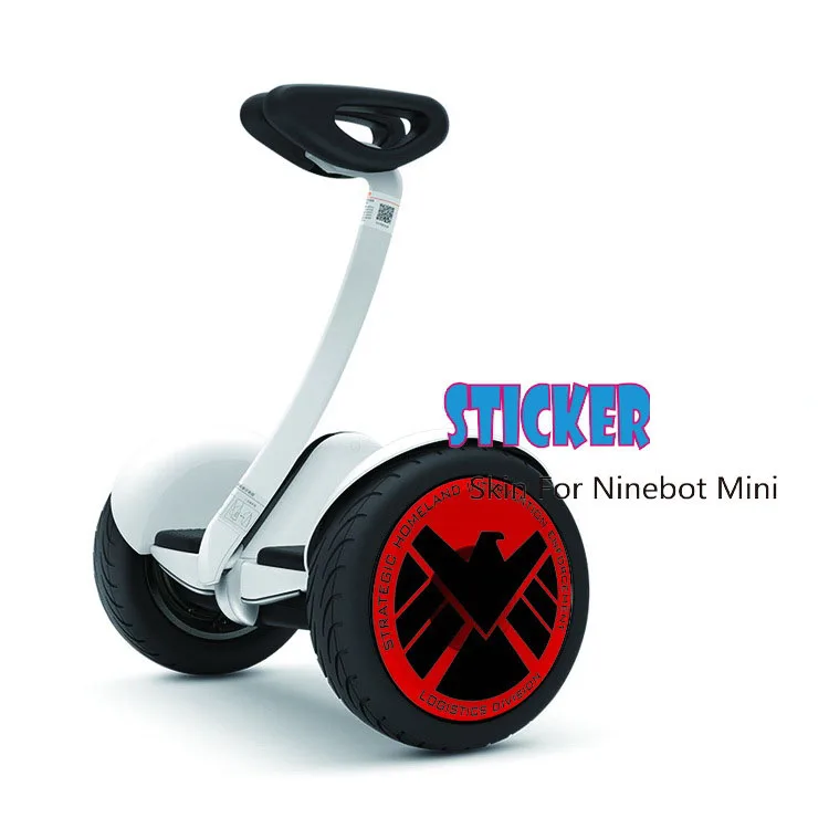 Xiaomi Mini Scooter декоративная наклейка для кожи ступицы колеса Пастер водонепроницаемый чехол для колеса наклейка для Xiaomi Mini Электрический скутер - Цвет: Shield