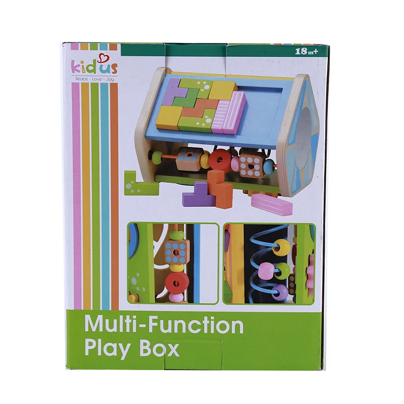Красочные деревянные 3D головоломки игрушки для детей развития интеллекта многофункциональные комбинации головоломки игры игрушки