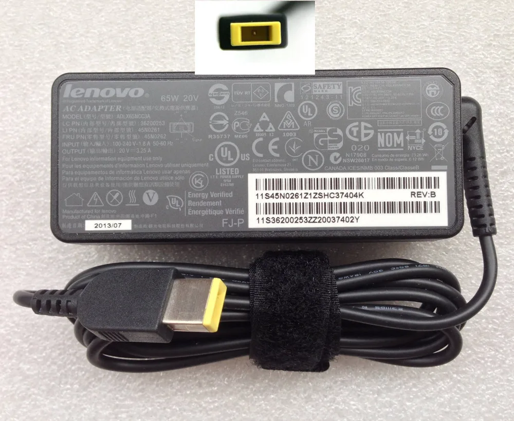 Original Genuine 20v 3.25A charger ADLX65NLC2A Lenovo ThinkPad S431