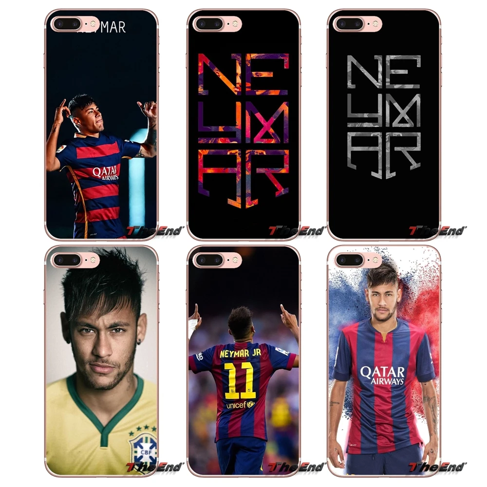 

For Apple iPhone X 4 4S 5 5S SE 5C 6 6S 7 8 Plus 6Plus 7plus 8plus Fundas Coque Jr Neymar Soft TPU Cell Phone Case Cover