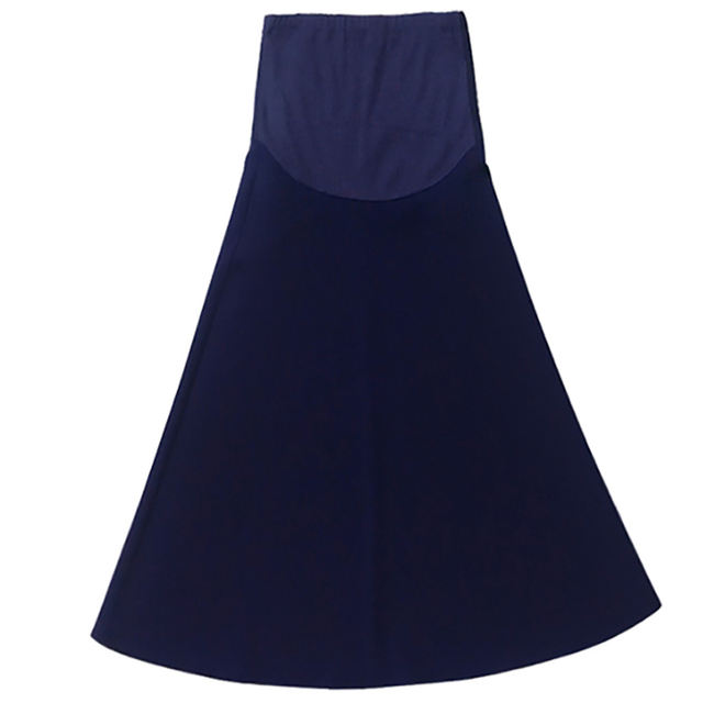 Stretch Knee Length Maternity Skirt