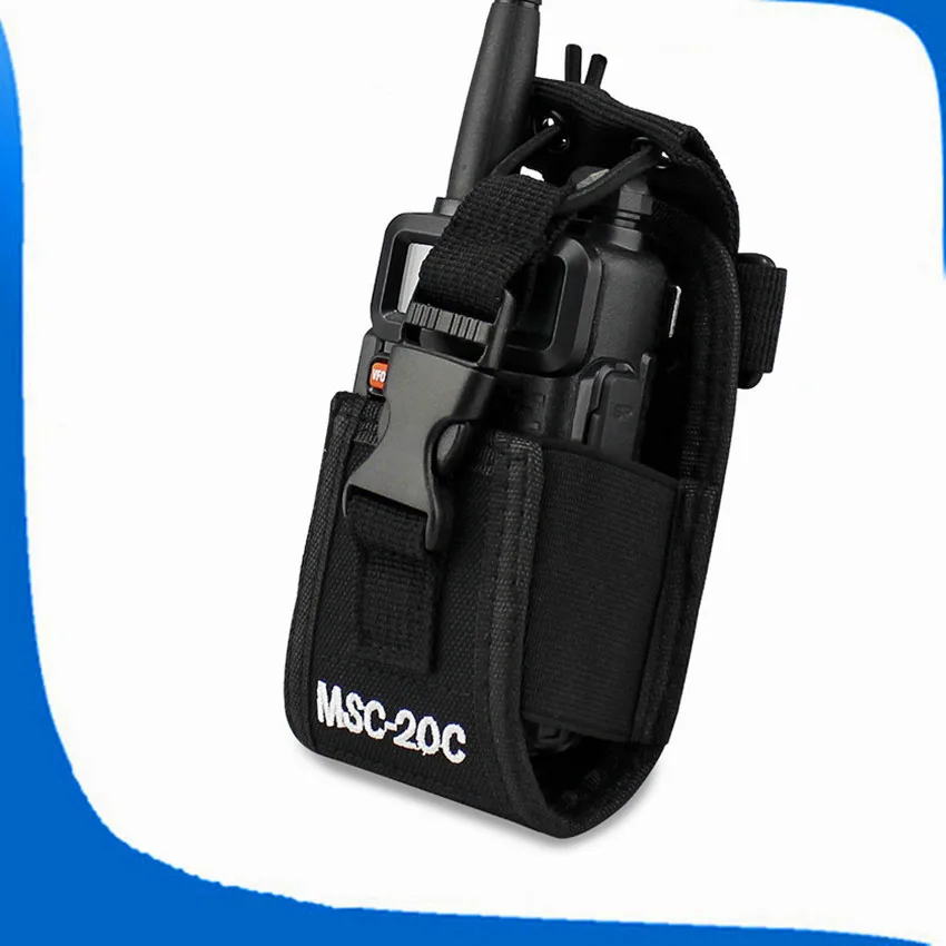 

Nylon Multi-function Radio Case Holder MSC-20C for Ken-wood Yaesu I-com Moto HYT Baofeng 5R 888s Two Way Radio Free Shipping