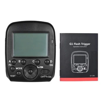 

2.4GHz TTL Wireless Flash Trigger Transmitter HSS 4 Group 16 Channel LCD Display for Sony A77II A7RII A7R A58 A99 ILCE600L
