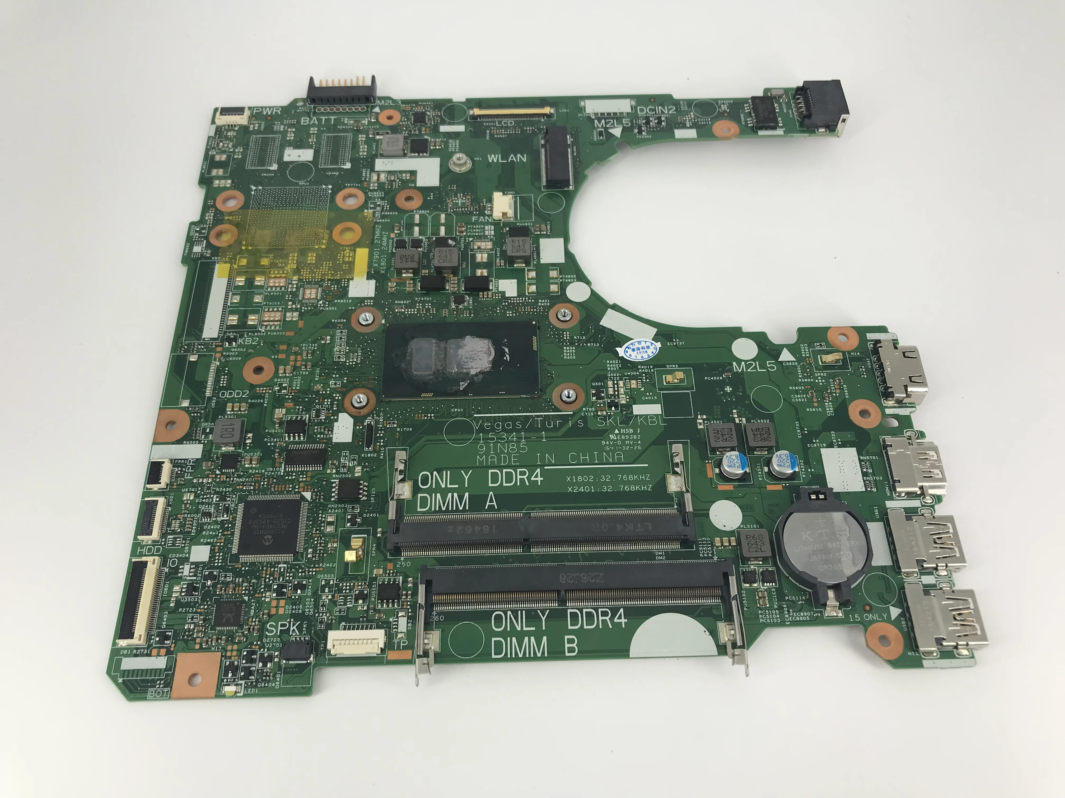 astounding  17841-1 Laptop motherboard for Dell Vostro 15-3567 3468 3467 Inspiron 3576 3568 Test original mainb