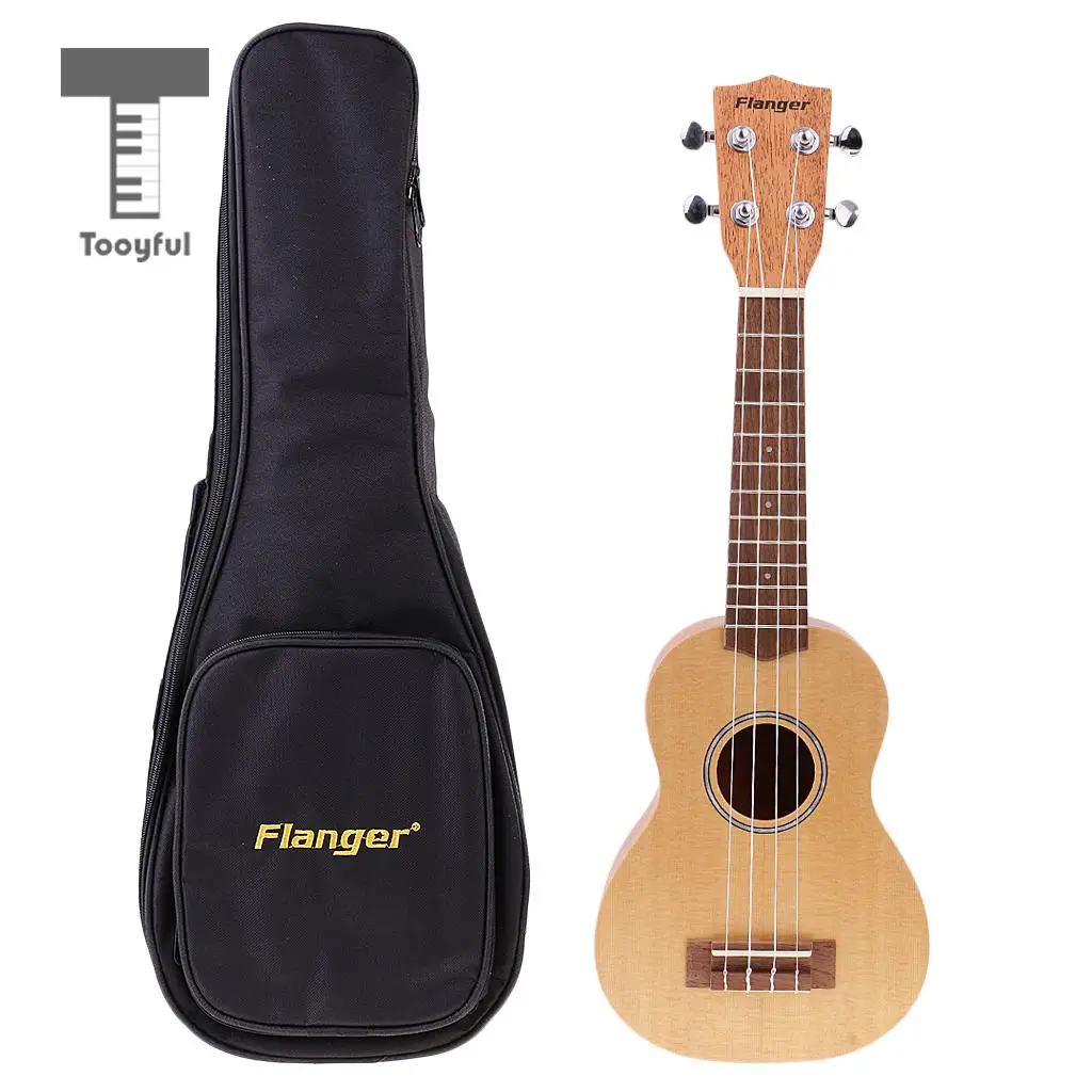 

Tooyful 21'' Ukulele Uke Concert Hawaii Acoustic Guitar 4 String Musical Instrument with Big Bag for Beginners Students Gift