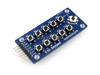 

5 IO Keypad Matrix Buttons Module with 5 IOs Controlling all the Onboard Push Keys and Joystick