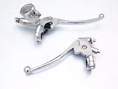

Chrome 7/8" Handlebar 17 mm Brake Clutch Lever Motorcycle Street Bike Cafe Racer