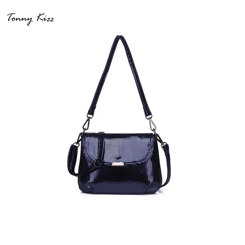 Tonny Kizz роскошные сумки женские дизайнерские Сумки из искусственной кожи женские сумки на плечо высокое качество маленькие сумки через плечо - Цвет: Темно-синий