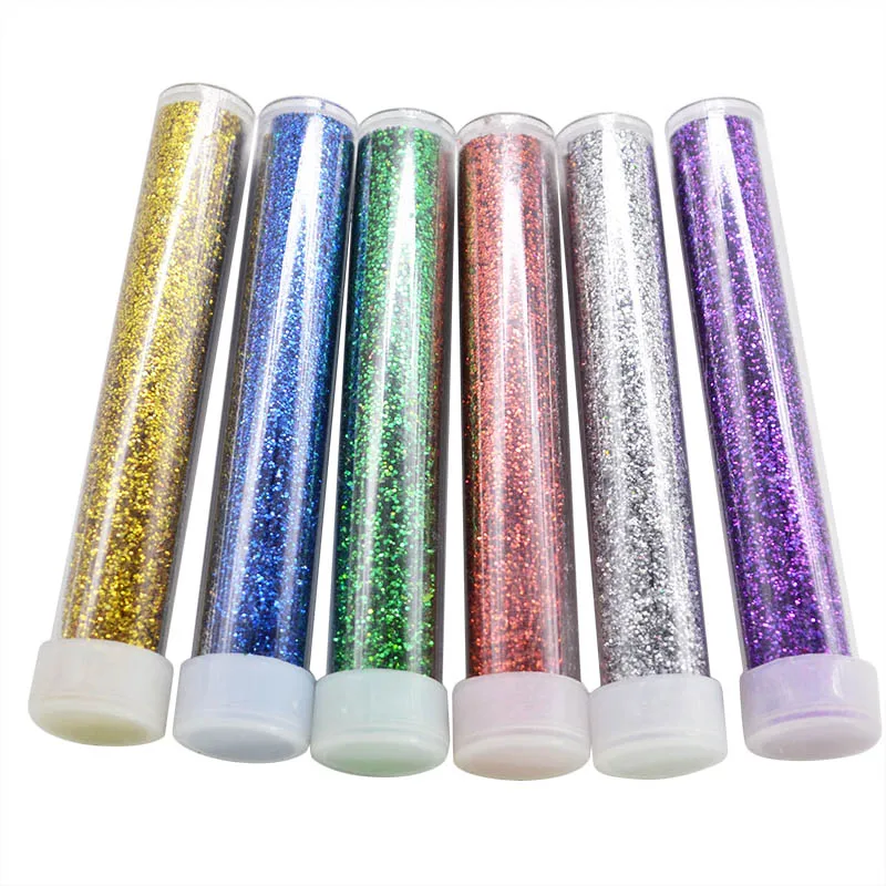 

6 Bottle Gold Silver Glitter Powder Dust for Wedding Spray Powder Decoration Handmade DIY Nail Art Decor Scrapbooking Material 8