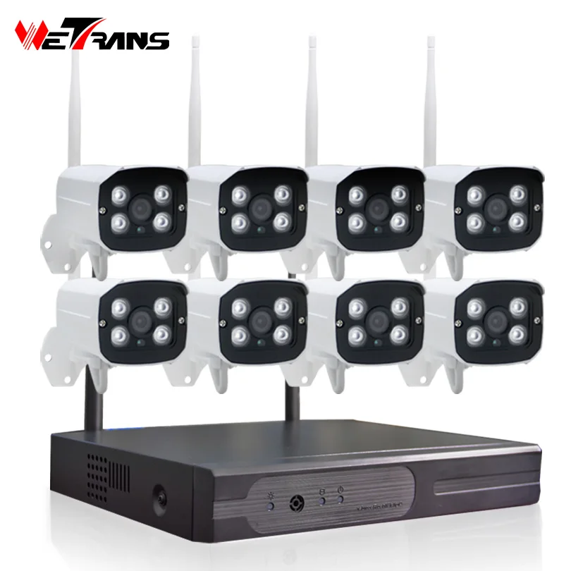 

camera security system video surveillance ip camera wifi outdoor 1080p 8CH kit camaras de seguridad y vigilancia inalambrica