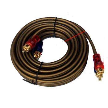 

For Subwoofer DVD Speaker RCA Cable Wire Cords Phono Shielded Stereo Audio Cable