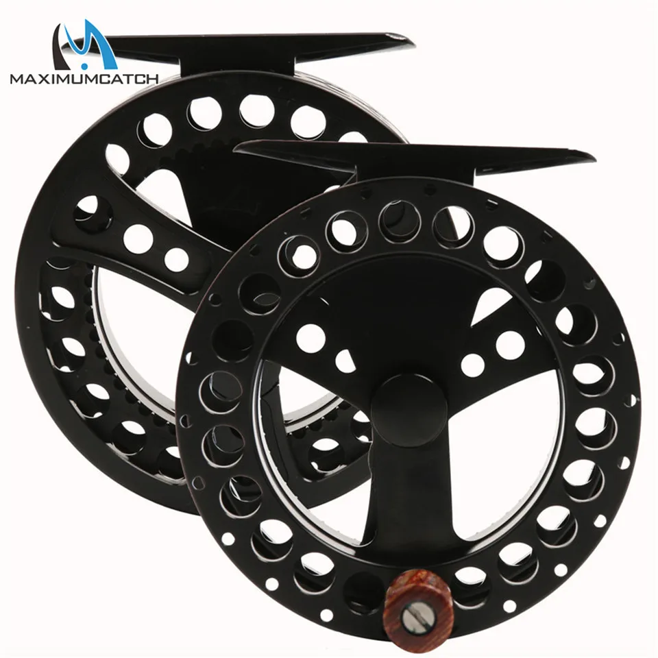 Goedkoop Maximumcatch SAGE Clicker Vliegvissen Reel 2 3 4WT Machine Gesneden Clicker Vliegen Reel