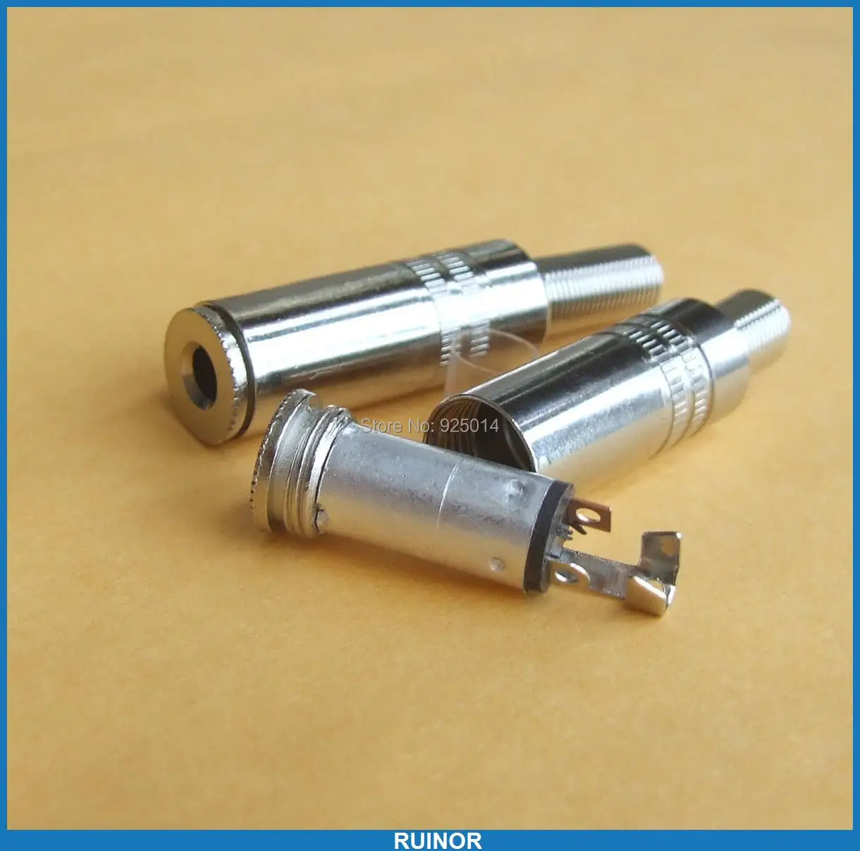 

50PCS Metal 1/8" Stereo Female Jack 3.5mm Socket for 3.5mm Headset headphones