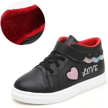 

HaoChengJiaDe Kids Snow Boots Children Shoes Winter Boots For Girls Sport Children Shoes Cute Kids Sneakers Brand Fashion Shoes