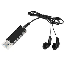 3-в-1 Портативный MP3 плеер u-диск Запись ручка многофункциональный мини диктофонов для плеер, поддержка карт флеш-накопителей