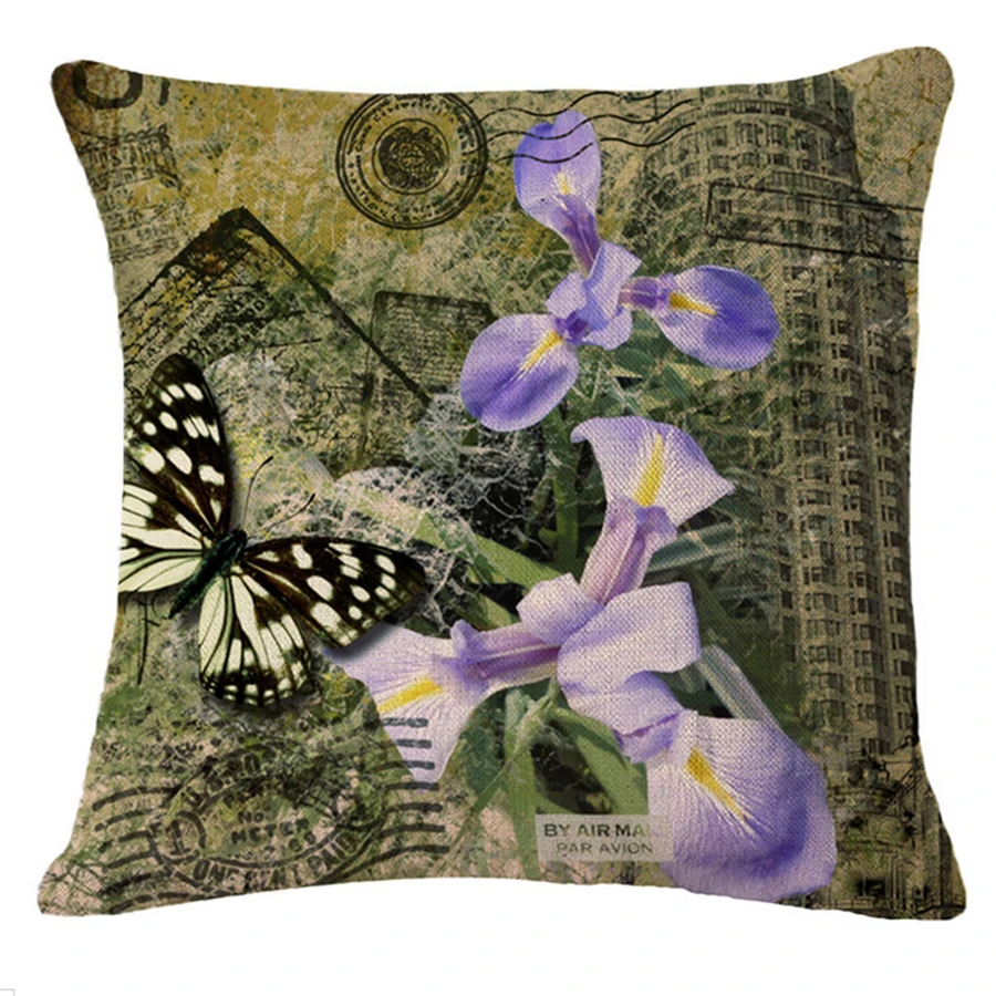 خمر ديكور المنزل الزهور وسائد زخرفية حالة كنبة مكتب رمي غطاء الوسادة أغطية وسادات مزخرفة الزهور Pouf جديد b143 خمر ديكور المنزل الزهور وسائد زخرفية حالة كنبة مكتب رمي غطاء الوسادة أغطية وسادات مزخرفة الزهور Pouf جديد b143