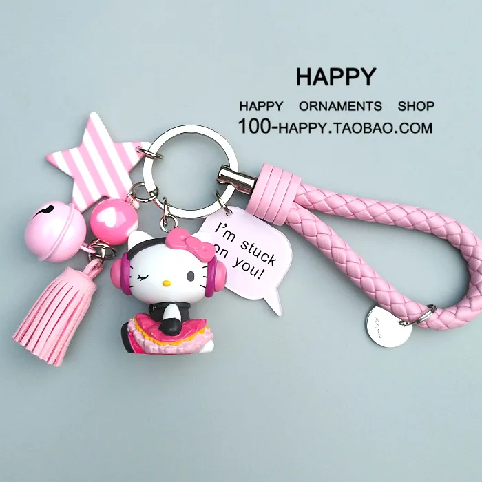 Брелок Корея оригинальность рисунок Hello Kitty Cat цепи женщина Фонд сумка