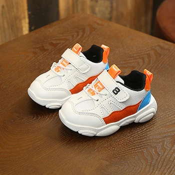 

Toddler Baby Casual Shoes Fashion Cartoon Soft Bottom Girl Sneakers Newborn Boy Mesh Patchwork Trainers Breathable Infant Shoes