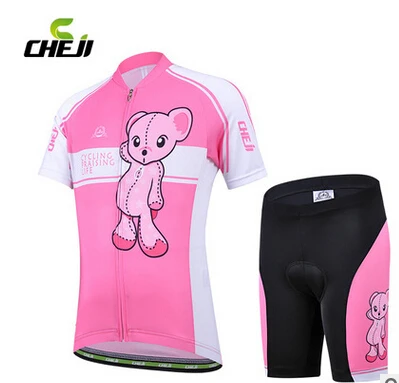 2016 CheJi Bear Kid Cycling Bike Bicycle Short Sleeve Jersey Shorts Set M-XXL boys-bike : image 2016 CheJi Bear Kid Cycling Bike Bicycle Short Sleeve Jersey Shorts Set M-XXL boys-bike