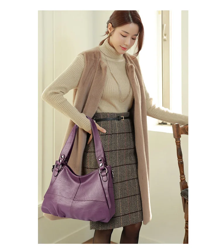 feminino grande bolso ocasional tote