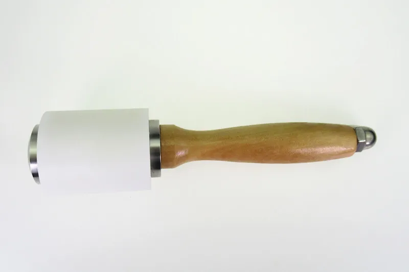 DONYAMY Профессиональный кожаный перфоратор, нейлоновые молотки, молоток с деревянной ручкой для кожевенного ремесла, перфоратор, перкуссионный инструмент для рукоделия