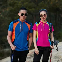 Для мужчин Для женщин Кемпинг рубашка, топы Gym Girl Пеший Туризм футболки, Спортивная футболка с короткими рукавами одежда футболки Плюс Размеры 5XL