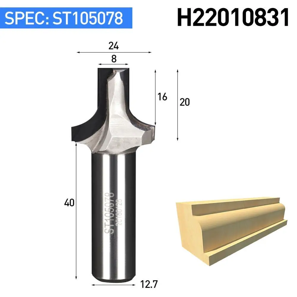 HUHAO 1 шт. 1/" хвостовик алмазное CVD покрытие отделка Концевая фреза деревообрабатывающий резак PCD шпаттер двери шкафа фреза - Длина режущей кромки: H22010831