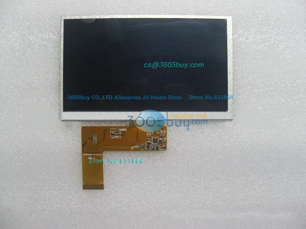 

7 inch 40p touch screen GPS 800480F-3A-0F-40 LCD screen