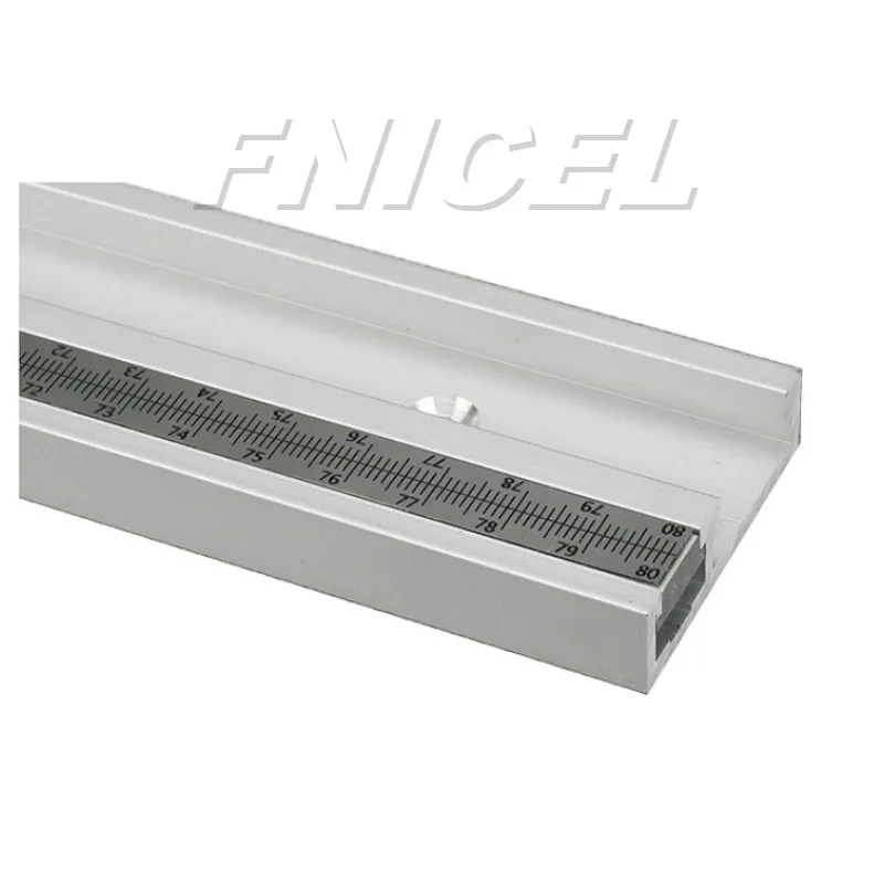 

Aluminum Alloy T-Track Woodworking T-slot Miter Track with Scale for Router Table Bandsaws Woodworking Tools