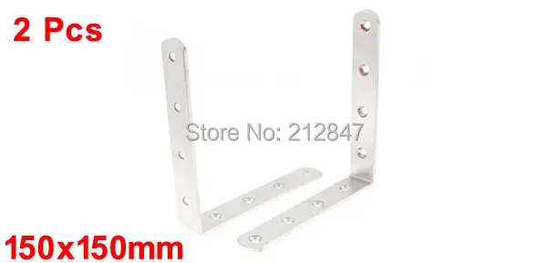 Stainless Steel Shelf Support 90 Degree Angle Bracket 150 x 150mm 2pcs.Bjpg