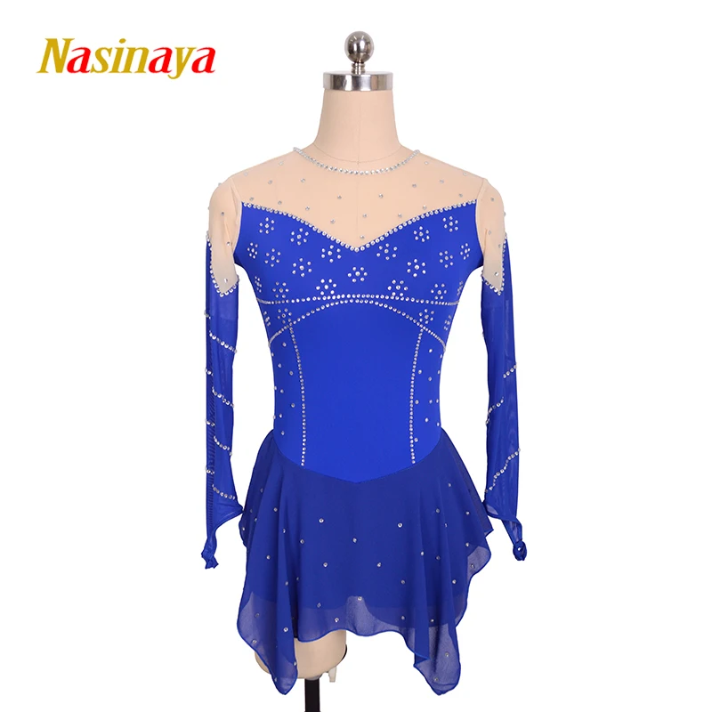 

Nasinaya Figure Skating Dress Customized Competition Ice Skating Skirt for Girl Women Kids Gymnastics Performance
