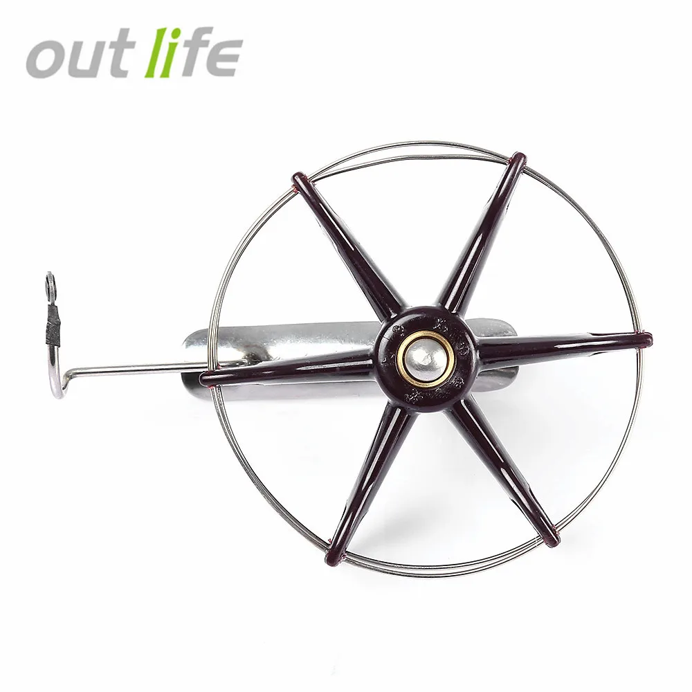 

Outlife 80 to 200mm Stainless Steel Wire Cage Hand Gear Eight Trigram Fishing Reel Wheel Fish Anchor Accessory