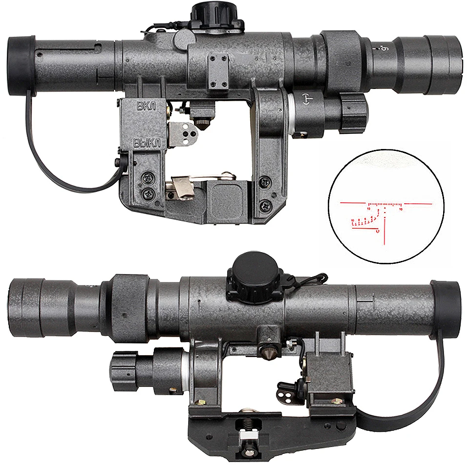 M& S оптика Ak47 с красной подсветкой компактный SVD 3-9x24 первая фокальная плоскость FFP дальномер Сетка оптический прицел QD Крепление