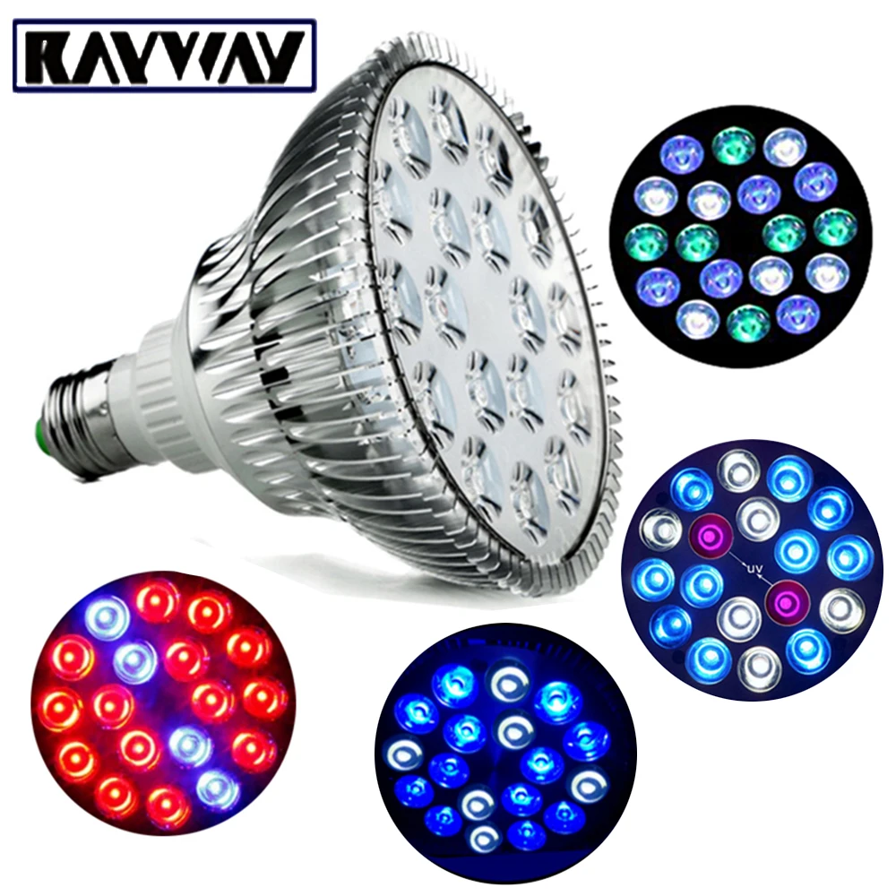 Buy RAYWAY Full Spectrum E27 LED grow light Bulb 660nm
