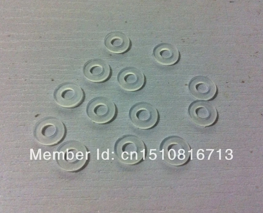 M6 Nylon Plastic Hardware Washers 12 x 1,5 mm