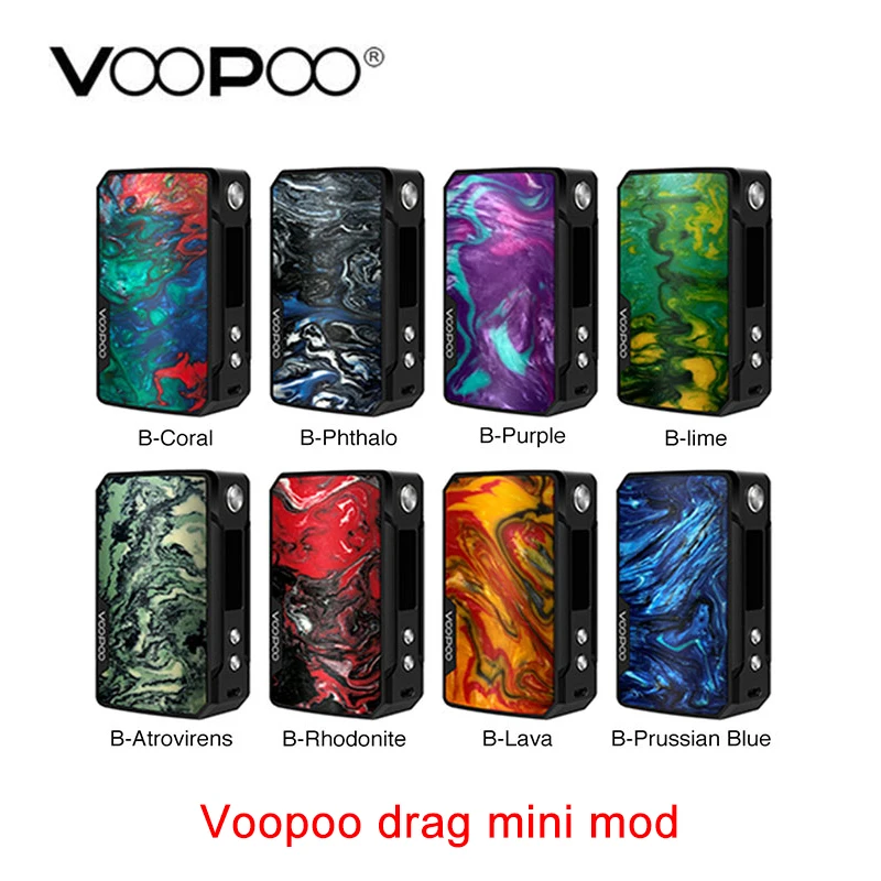 

Newest VOOPOO Drag Mini MOD 117W with 4400mAh Battery & Innovate GENE.FIT Chip E-cig Vape Box Mod VS Drag 157w shogun mod