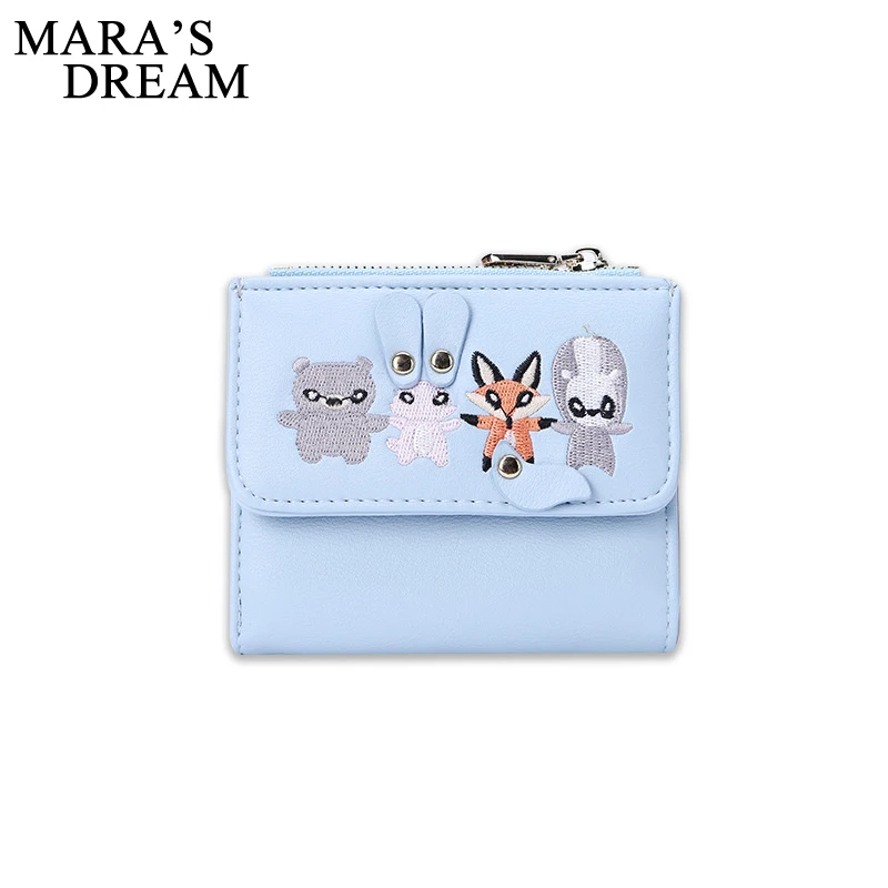 

Mara's Dream Women Wallets Cute Fox Girls Purse Women Leather Clutch Women Ladies Card Bag Female Purse Money Clip Wallet Bags