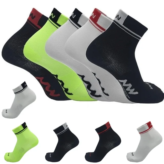 US $2.22 Summer Short Sport Socks Sweat-Absorbent Breathable Men's Cycling Socks Women's Bicycle Socks Outdo