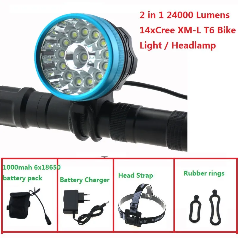14T6 bike light 6x18650 blue   (3)