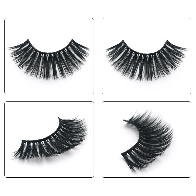 2018 Hot Sell Eyelashes 3D Mink Eyelashes Crossing Mink ...