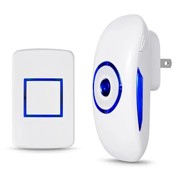 

Digital Door Bell With 36 Songs EU/US Plug Long Distance Remote Control/Receiving LED wireless Doorbell Forecum 8